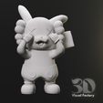08.jpg Фигурка Пикачу KAWS черная - STL и OBJ для 3D печати