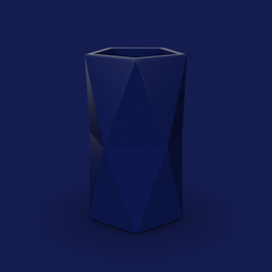 6986872d-2ca0-44bb-ab63-99b4dfd5e91e.png Free STL file 70. Facet Origami Geometric Planter Pot - V13 - Sora (Inches)・3D printer design to download
