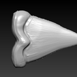 5.png STL file Shark Tooth・3D printer model to download