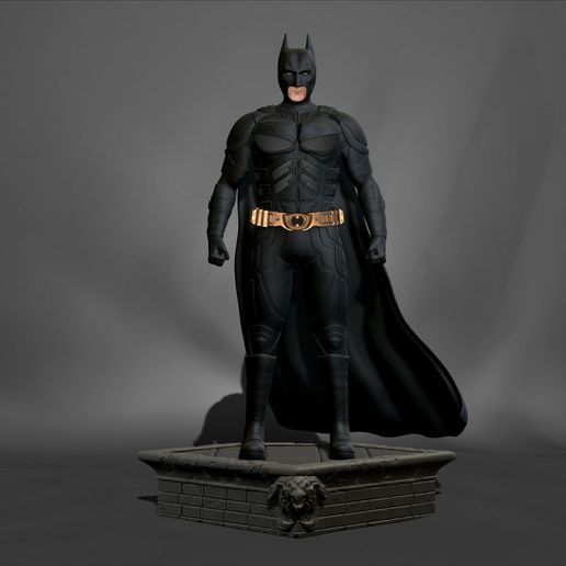 📁 Batman The Dark Knight Model Printing Miniature Assembly File