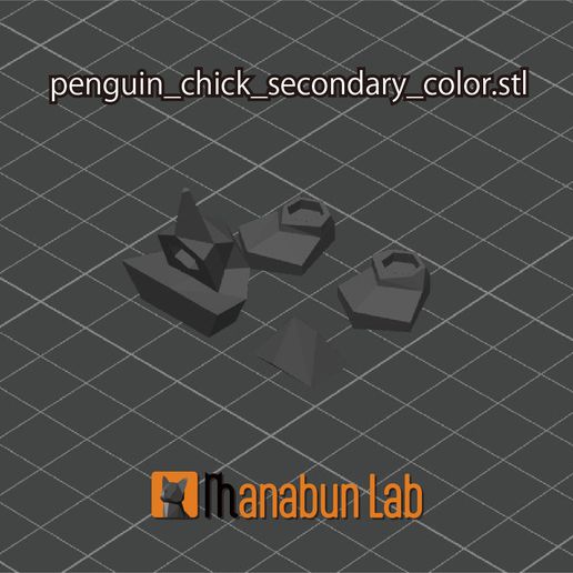 BLow_Poly_Penguin_Chick_puzzle.jpg 🐧🐣Low Poly Penguin Chick Puzzle (Emperor Penguin)