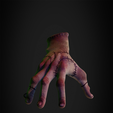 Hand_Wednesday_6.png Wednesday Addams Family Hand for Cosplay 3D print model