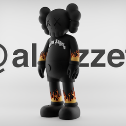 0000.png STL file Kaws Palm Angels 1・3D print object to download
