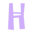 h.stl Letters + paper clips