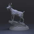 1.png Moonhorn Ibex Fantasy Creature 32mm Scale Pre-Supported