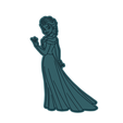 Elsa v1.png Frozen Elsa (Full Body) Cookie Cutter