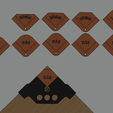 plantilla-radios-madera.png Radius & Chamfer Gauge Set - 15 Interchangeable Templates with Universal Base