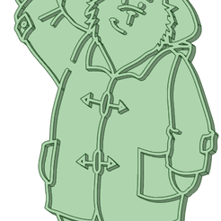 oso-de-paddinngton_e.png STL file Whole Duffel-Coat Bear cookie cutter・3D printer design to download