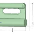 ABA258_strong.jpg Nylon Internal Flat Slide and Slug ABA-258_ustrong 3d-print