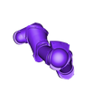 legs_4.stl Free STL file 13 pairs of power armour legs 28mm・3D printing design to download