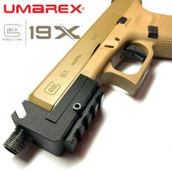 PHOTO-16.jpg GBB GBBR Elite Force Airsoft VFC Umarex Glock 19X Glock 45 Compensator With Silencer