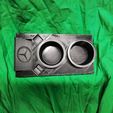 20240131_222557.jpg Mercedes Benz W123 & W124 & R107 CUP HOLDER w/ PHONE and Coin Slot & Emblem Logo
