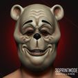 Winnie_The_Pooh_Halloween_Mask_3D_Print_Model_STL_File_02.jpg Winnie the Pooh Mask from Movie - 3D Print Model for Cosplay & Halloween