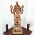 20201230_125256.jpg Vishnu the Preserver with Garuda (eagle) - Chola bronze style