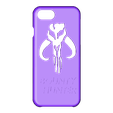 Case iphone 7 y 8 Mandalorian extruder in_fixed.stl CASE IPHONE 7/8 - 7/8 PLUS - STAR WARS - MANDALORIAN