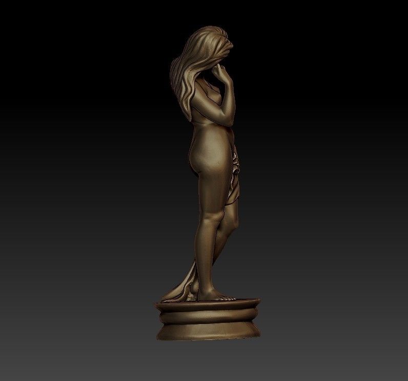 orientalGirl6.jpg Download free STL file oriental girl sculpture • Model to 3D print, stlfilesfree