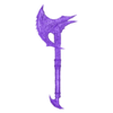 Skyrim_Daedric_WarAxe.stl The Elder Scrolls: Skyrim Waffen - Kriegsaxt