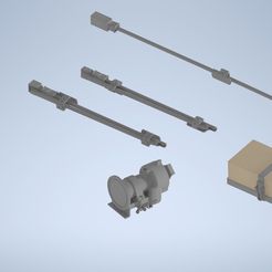 Assembly2.jpg STL file 1/35 ww2 German 4 ton jack・3D printer design to download