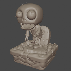 z20001.png Файл OBJ PVZ zombie bobblehead with base・Дизайн для загрузки и 3D-печати