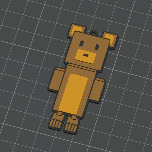 Super Bear Adventure Bear Keychain