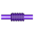 CD65İ30WSGK1_W.stl Worm Gear - Center D. 65 mm - Ratio 25 & 30 - Worm with Shaft