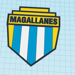 magallanes-foto.png Archivo STL Escudo Club Deportes Magallanes・Design para impresora 3D para descargar, xelo3d