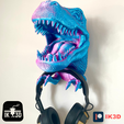 6.png T-REX DINOSAUR HEAD WALL MOUNT NO SUPPORTS