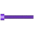 M5x40.stl Juego de tornillos de cabeza hexagonal M5 (ISO Métrico)