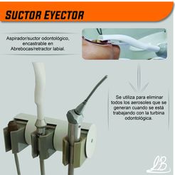 1.jpg Archivo STL Suctor Eyector Aspirador / dental turbine v2・Diseño de impresora 3D para descargar