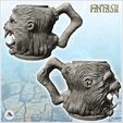 3.jpg Monkey open mouth dice mug with scars (33) - Can holder Game Dice Gaming Beverage Drink