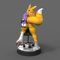 renamon01.png Datei STL Renamon・Modell für 3D-Druck zum herunterladen