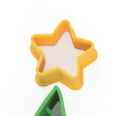star'.png Fichier STL gratuit Découpeur de biscuits en forme d'étoile・Objet imprimable en 3D à télécharger, Triforce3D