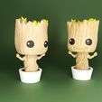 IMG_20240623_124555.jpg Baby Groot Funko Pop Bobblehead | STL + 3MF (Colored)