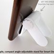 c34db35ff2010d85a518fba2db43c60e_display_large.jpg STL-Datei Smart Stand - A smart little stand for Smart Devices (Phones and Tablets) kostenlos・Vorlage für 3D-Drucker zum herunterladen