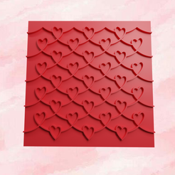 push-diseño.png Archivo STL texturizador de corazones・Diseño para descargar y imprimir en 3D