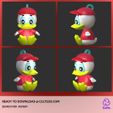 RAY889-CUTE-DUCK-WITH-HAT-WITH-KEYHOLDER.jpg RAY889 - DUWEY - FROM DONALD DUCK WITH HAT (WITH KEYHOLDER)