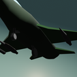 4.png Lowpoly 3D Military Aircraft
