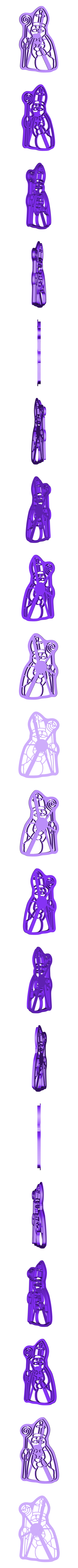 Святой Николай штамп.stl Cookie cutter Saint Nicholas