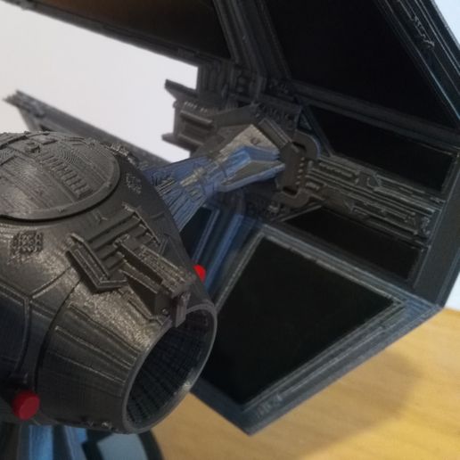 9.jpg Download STL file STAR WARS TIE INTERCEPTOR – Highly detailed & fully printable – Cockpit & openable hatch – With instructions • 3D printable template, mochiczuki