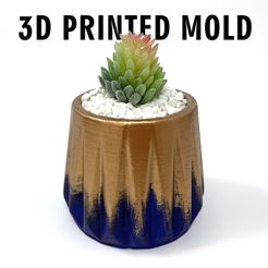 Geometric-Shaped-Planter-mold-2.jpg STL file Geometric Shaped Planter mold・3D printable model to download