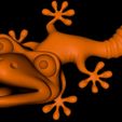 Climbing Gecko.jpg Fridge Magnet Climbing Gecko