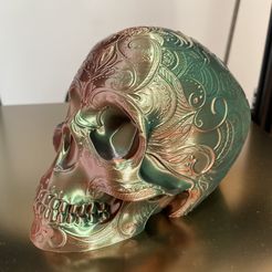 Mandala Lace Skull