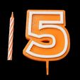 parts_display_large.jpg Candle Holder Numbers - Numbers 0 - 9 for Birthday Cake Decoration