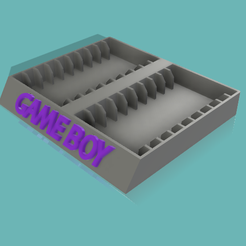 foto1-1.png STL file SUPORTE DE JOGOS GAME BOY COLOR / ADVANCE (GAME BOY GAMES SUPPORT)・3D print design to download