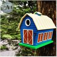 004.jpg The Barn! - Cute rustic birdhouse