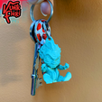 ZombieImage08.png Halloween Zombie Flexi Print-In-Place + figure & keychain