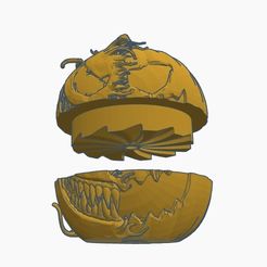 Captura-de-Pantalla-2022-10-17-a-las-1.17.26.jpg Fichier STL GRINDER HALLOWEEN VENON PUMPKIN GRINDER 70X70X60MM CHOPPER WEED EASY PRINT GRINDERKING TURBINE 50MMFDM _SLA・Modèle pour impression 3D à télécharger
