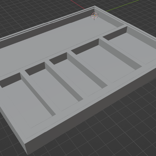 Protoboard base with organizers 3D model