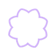 sun 3.75in.stl Sun or Daisy Flower Cookie Cutter - 4 Sizes, Sharp Edges!