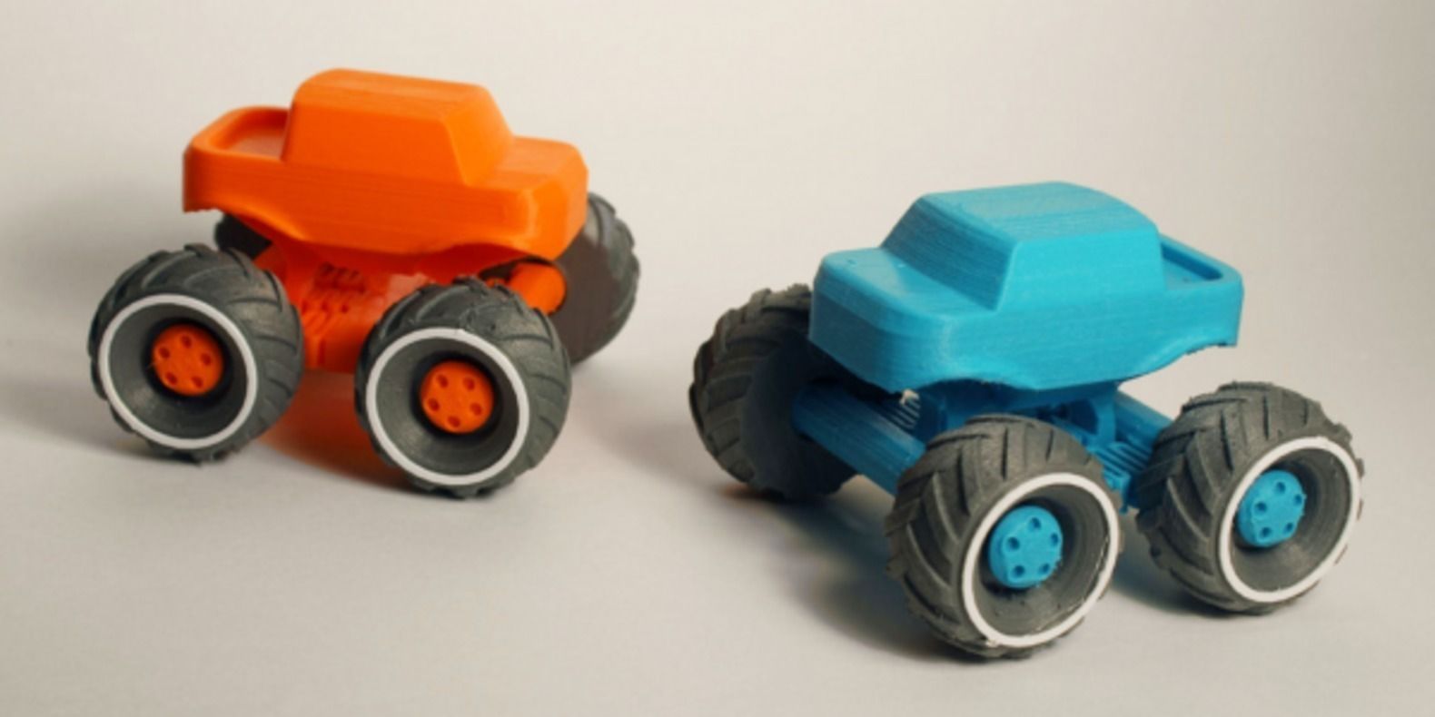 Un pequeño Monster Truck impreso en 3D